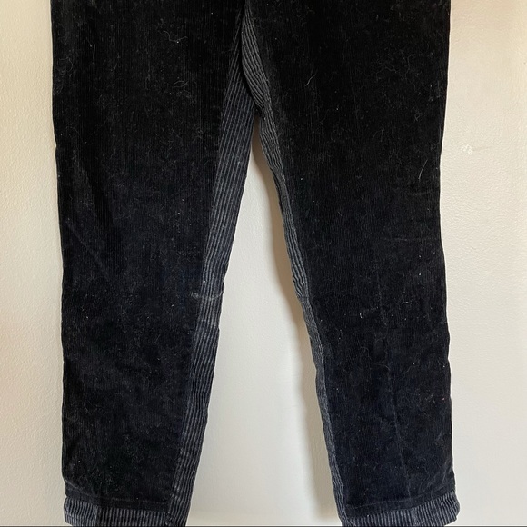 h.i.s. Black and Gray Pinstriped Corduroy Pants - Picture 3 of 4